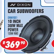 Dixon 10 Inch 300W Max Power Subwooder DNW10E1