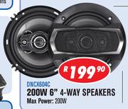 Dixon 200W 6" 4-Way Speakers DNCX604C