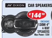 Dixon 130W 4" 4-Way Speakers DNCX404C