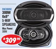 Dixon 300W 6x9" 5-Way Speakers DNCX695C