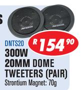 Dixon 300W 20mm Dome Tweeters (Pair) DNTS20