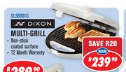 Dixon Multi Grill SLS8001G