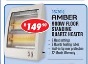 Amber 900W Floor Standing Quartz Heater ES-901Q