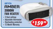 Amber 2000W Fan Heater AMFH15A