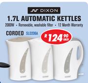 Dixon Corded Automatic Kettles SLD206A-1.7Ltr Each