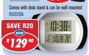 Dixon Multifunction Digital Clocks With Calendar,Date,Alarm & Temperature RS3310A