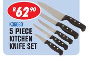 Amber Kitchen Utensils 5 Piece Kitchen Knife Set K36080