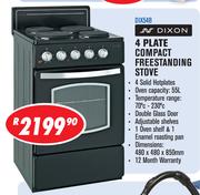 Dixon 4 Plate Compact Freestanding Stove DIX54B