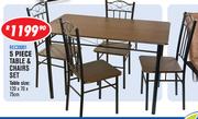 5 Piece Table & Chairs Set REC30001