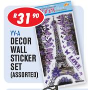 Decor Wall Sticker Set (Assorted) YY-A