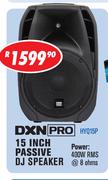 DXN Pro 15 Inch Passive DJ Speaker HYQ15P