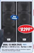 DXN Pro Dual 15 Inch (Pair) PW215