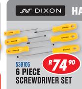 Dixon 6 Piece Screwdriver Set 
