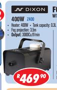 Dixon Fog Machine With Remote Control 400W Z400