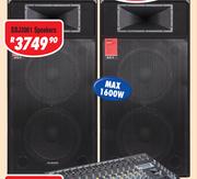 Dixon Dual 15" DJ/PA Speakers (Pair) SDJ3001