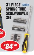 Dixon 31 Piece Spring Tube Screwdriver Set