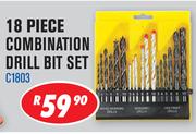 18 Piece Combination Drill Bit Set C1803