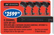 Dixon 8 Channel CCTV DIY Set RD1608HT