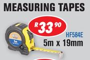 Beyer Hand Tools Measuring Tapes-5m x 19mm HF584E