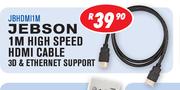 Jebson 1m High Speed HDMI Cable JBHDMI1M