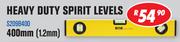 Beyer Heavy Duty Spirit Levels 400mm (1.2mm) S209B400 