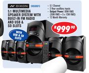 Dixon 5.1 Multimedia Speaker System DN5086FG