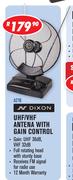 Dixon UHF/VHF Antena With Gain Control A218