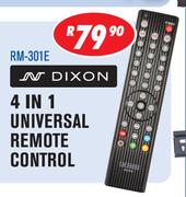 Dixon 4-In-1 Universal Remote Control RM-301E