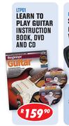 Learn To Play Guitar Instruction Book, DVD And CD LTP01