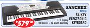 Sanchez 54 Key Electronic Keyboard ARK518