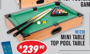 Mini Table Top Pool Table 181230