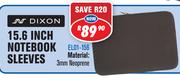 Dixon 15.6" Notebook Sleeve EL01-156