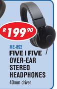 Dixon Five I Five Over-Ear Stereo Headphones ME-892