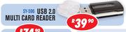 Dixon USB 2.0 Multi Card Reader SY-596