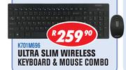 Dixon Ultra Slim Wireless Keyboard & Mouse Combo K701M696