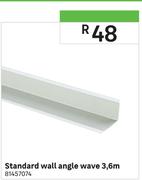 Standard Wall Angle Wave 3.6m