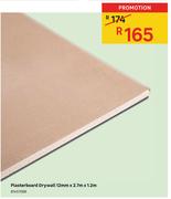 Plasterboard Drywall 12mm x 2.7m x 1.2m