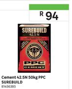 Surebuild 42.5N PPC Cement-50Kg