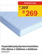 Expanded Polystyrene Insulation P24-30mm x 1200mm x 2400mm