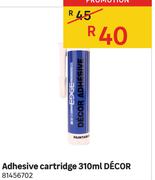 Adhesive Cartridge 310ml DECOR