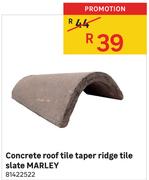 Marley Concrete Roof Tile Taper Ridge Tile Slate 
