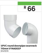 VYNADEEP UPVC Round Downpipe Swanneck 110mm