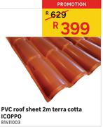PVC Roof Sheet 2m (Terra Cotta) ICOPPO