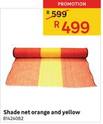 Shade Net Orange & Yellow