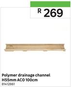ACO 100cm H55mm Polymer Drainage Channel
