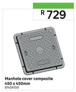 Manhole Cover Composite 450 x 450mm