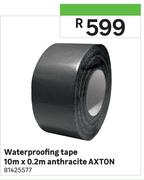 Axton 10m x 0.2m Anthracite Waterproofing Tape