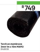 Mapel 3mm x 1m x 10m Torch On Membrane