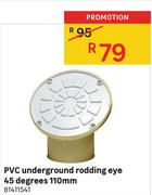 PVC Underground Rodding Eye 45 Degrees 110mm