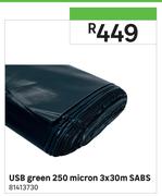 USB Green 250 Micron 3 x 30m SABS